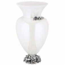 Ваза White cristal Perla 42 см белый VS 2750