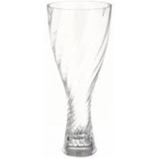 Ваза стеклянная Krosno CASUAL витая оптика 40 см 921587