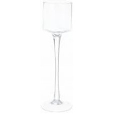Подсвечник стеклянный 15-807A 9.5х33 см Wrzesniak Glassworks