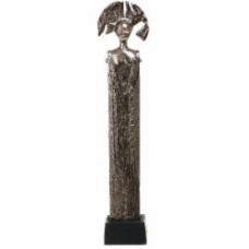 Статуэтка Maasai 13х10х60 см состаренная латунь/черный PANACHE
