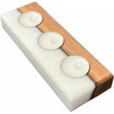 Подсвечник на 3 свечи Уют белый (52435107) MAVRA