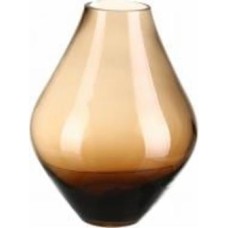 Ваза стеклянная Wrzesniak Glassworks Topaz 24 см коричневая 17-10538