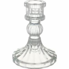 Подсвечник стеклянный прозрачный 8х10 см Sensio