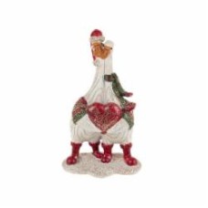 Декоративная новогодняя фигура Гуси 11х19см Lefard Декоративная новогодняя фигура Гуси 11х19см Lefard