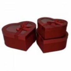 Коробка подарочная UFO UFO W2901 24х23х10см RED HEART сердце