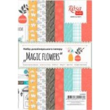 Бумага для дизайна Magic Flowers односторонняя глянцевая А4 Rosa Talent