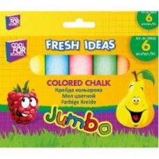 Мел цветной Jumbo 6 шт. CF02632 Cool For School