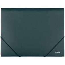 Папка на резинках А4 1508-05-a зеленая Axent