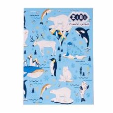 Блокнот Pattern А5 64 л. Kids Line, голубой ZB.12767-14 ZiBi