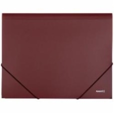 Папка на резинках А4 1508-04-a бордовая Axent