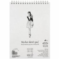 Альбом для маркеров на спирали AUTHENTIC A5 см 100 г/м² 40 листов Smiltainis