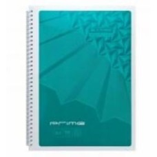 Тетрадь на пружине PRIME А4 96 лист. клетка бирюзовый Buromax