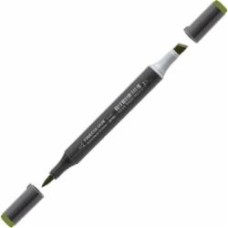 Маркер спиртовой FINECOLOUR Brush-mini EF103-37 глубокий оливково-зеленый