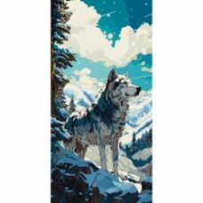 Картина по номерам Аляска 40х80 см ART CRAFT