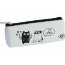 Пенал на 1 отделение Cats CF85944-02 Cool For School белый