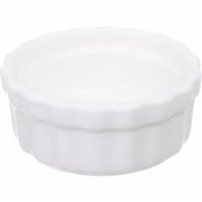 Соусник Fiora Lavastone Simple White круглый 6,5х2,6 см 40 мл