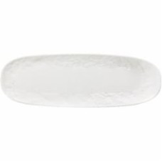 Блюдо прямоугольное Fiora Lavastone White 31x10.9x3.3 см