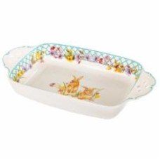 Блюдо прямоугольное Lefard Funny Bunny 30,5х15,5х5,5 см 985-182