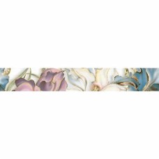 Бордюр InterCerama Batik вертикальный серый БВ 83 071 7x50