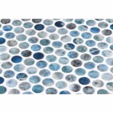 Мозаика Onix Penny Kara Blue 2005153/ 427 (19 мм) 28,7x28,5 см