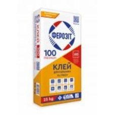 Клей для плитки Ферозит 100 Premium 25 кг