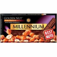 Шоколад Millennium черный с орехом 100 г
