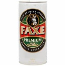 Пиво Faxe Premium светлое фильтрованное 5% 1 л