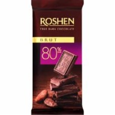 Шоколад Roshen черный Brut 80% 85г