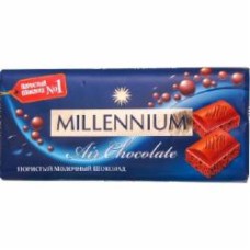 Шоколад Millennium молочный пористый 90 г (4820075505547)