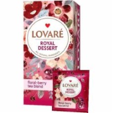 Чай Lovare пакетированый «Королевский десерт» 24 шт.