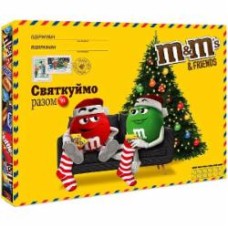 Набор подарочный M&M's 2021 M&M's&Friends L Бандероль 11 шт 316 г