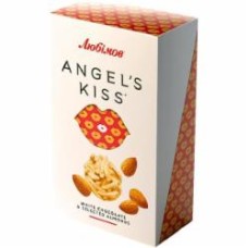 Шоколадные конфеты Millennium Любимов Angel's kiss белые с миндалем рисовыми шариками кокосовой стружкой 100 г (4820240031215)