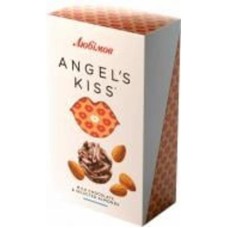 Шоколадные конфеты Millennium Любимов Angel's kiss молочные с миндалем 100 г (4820240031079)