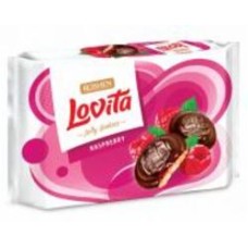 Печенье Roshen Lovita Jelly Cookies с желейной начинкой со вкусом малины 425 г
