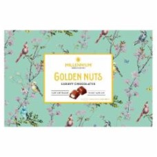 Шоколадные конфеты Millennium Golden Nut с начинкой и целыми орехами 145 г