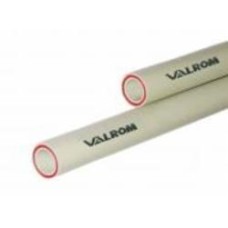 Труба полипропиленовая ValRom PPR/FIBRA RandomKIT D32x5,4 мм PN20 SDR6 L=4 м серая