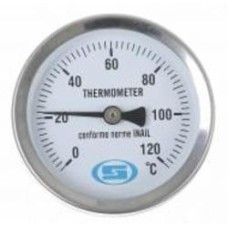 Термометр Gross горизонтальный 1/2 O60мм L50мм (0-120°С)