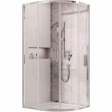 Душевая кабина Ravak BLSCP4-90 Полированный алюминий TRANSPARENT