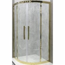 Душевое ограждение ScandiSPA GERD 90х90х190 titanium gold
