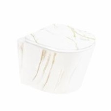 Унитаз подвесной Doosh FAYNA Rimless DO-HT-02 Marble Light
