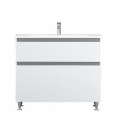 Тумба на ножках AM.PM M85-FSX1002-WC1002WG38 X-Joy 100 см белый глянец