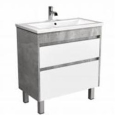 Тумба Мойдодыр Polo Loft 80-U с умывальником Cosmo 80