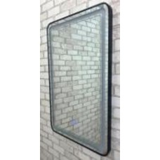 Зеркало со встроенной подсветкой 600х900 мм (ЕЗ-01029) LED-V черное