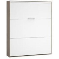 Кровать-шкаф Helfer 160x200 см дуб сонома/нимфея альба