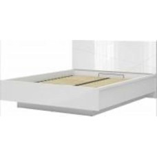 Кровать с подъемным механизмом BRW Forn 160x200 см белый глянец (S471-LOZ/160/B-BIP)