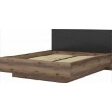 Кровать с подъемным механизмом BRW Forn 160x200 см дуб делано/черный матовый (S471-LOZ/160/B-DDC/CAM)