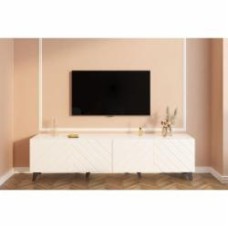 Тумба под ТВ Світ Меблів Холли 2,0 2000x535x400 мм /белый глянец