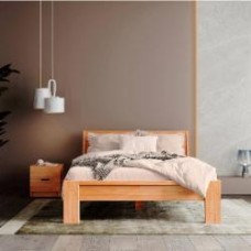Кровать KROKWOOD Alisa 1,6 с ламелями 160x200 см бук