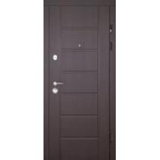 Дверь входная Abwehr АМ-54 086П (V) (В+Днср) Avers+Kale НЧ дуб немо серебряный / венге 2050х860 мм правая
