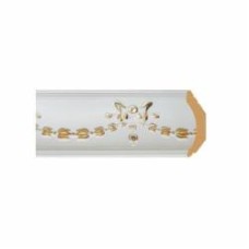 Плинтус для натяжного потолка Dellos Baget 148-3-115G 2400x45x31 мм